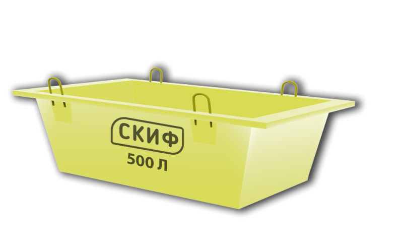 Ящик для бетону Скіф 500 л